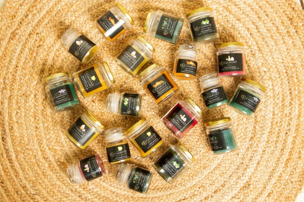 Fruit Melange Scented Soy Wax Jar Candle for Wedding, Anniversary