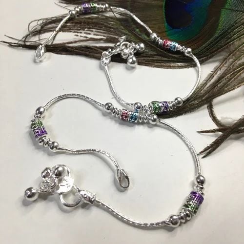 Kolusu Joyalukkas Silver Second Hand Baby Girl Silver Anklet