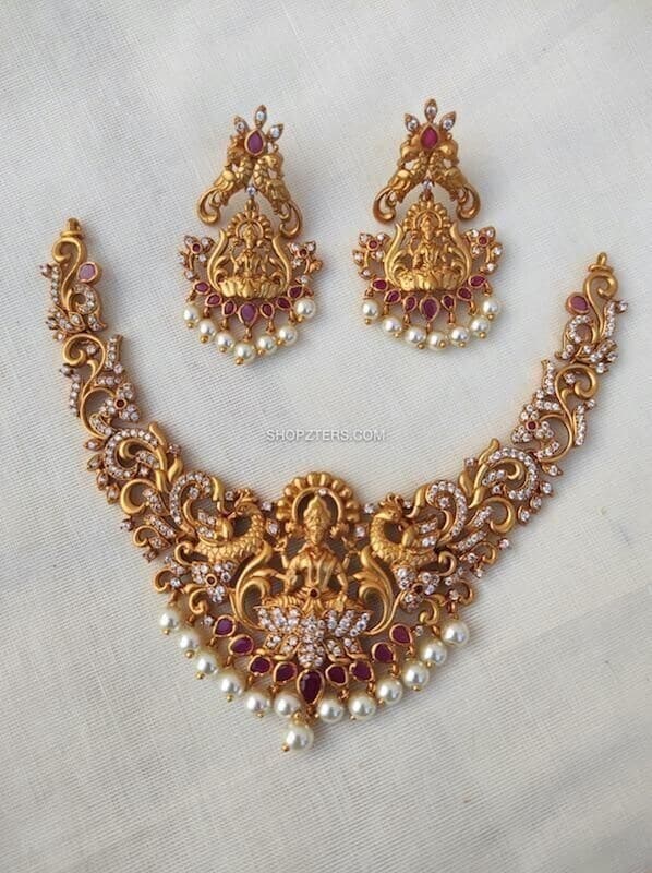 Second Hand Gold Plated Joker Necklace Set 10mm in Chennai at