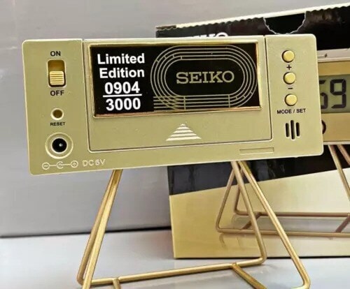 SEIKO Mini Sports Timer Table Clock (QHL087G) in Mumbai at