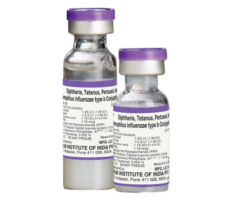 Serum Institute Of India Diphtheria, Tetanus, Pertussis, Hepatitis B ...