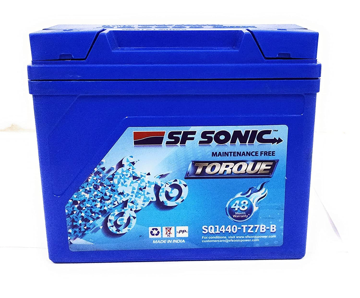 Sf Sonic Toroue Motorcycle Battery in Malappuram at ₹ 3,000