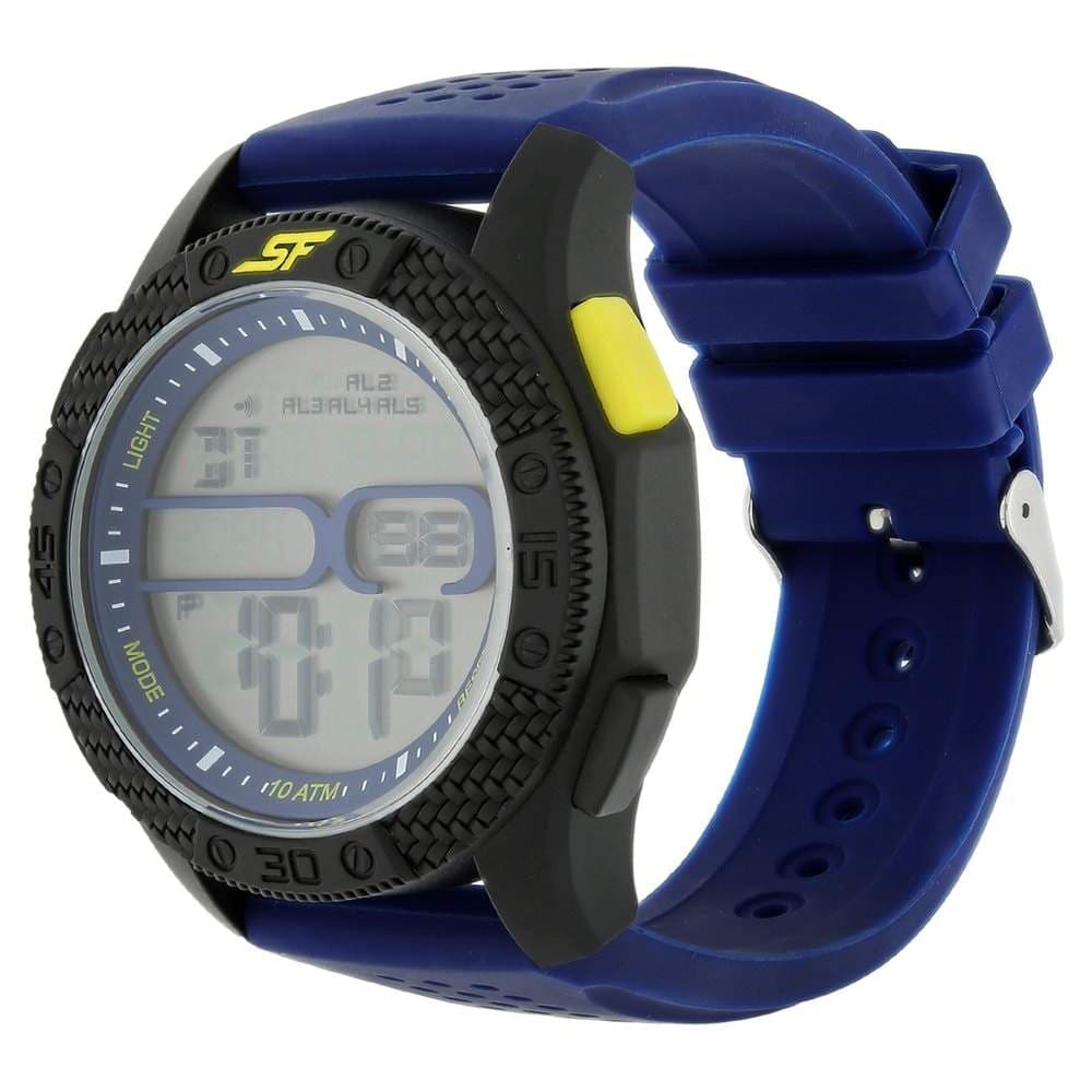 Sonata NL77057PP01 Digital Watch with Blue Plastic Strap for - Main Image