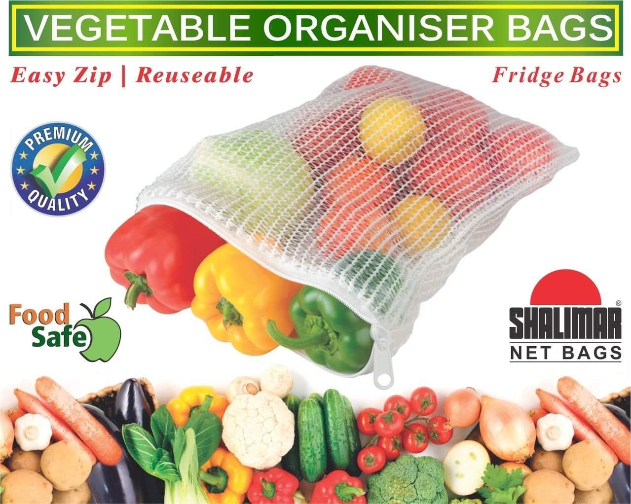 vegetable net bags for fridge
