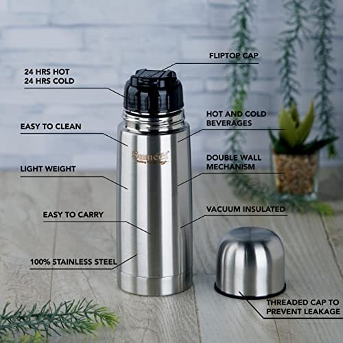 Sheetal Industries Suraksha Ltr Stainless Steel Vacuum Flask in