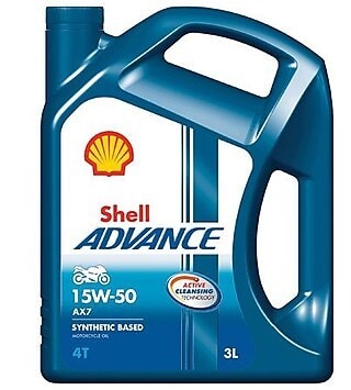 シェルアドバンス 程遠い 4T AX7 15W50 20L