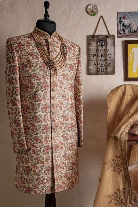 Sherwani Fabric in Varanasi at ₹ 550 Mtr by R K Silk Fabrics