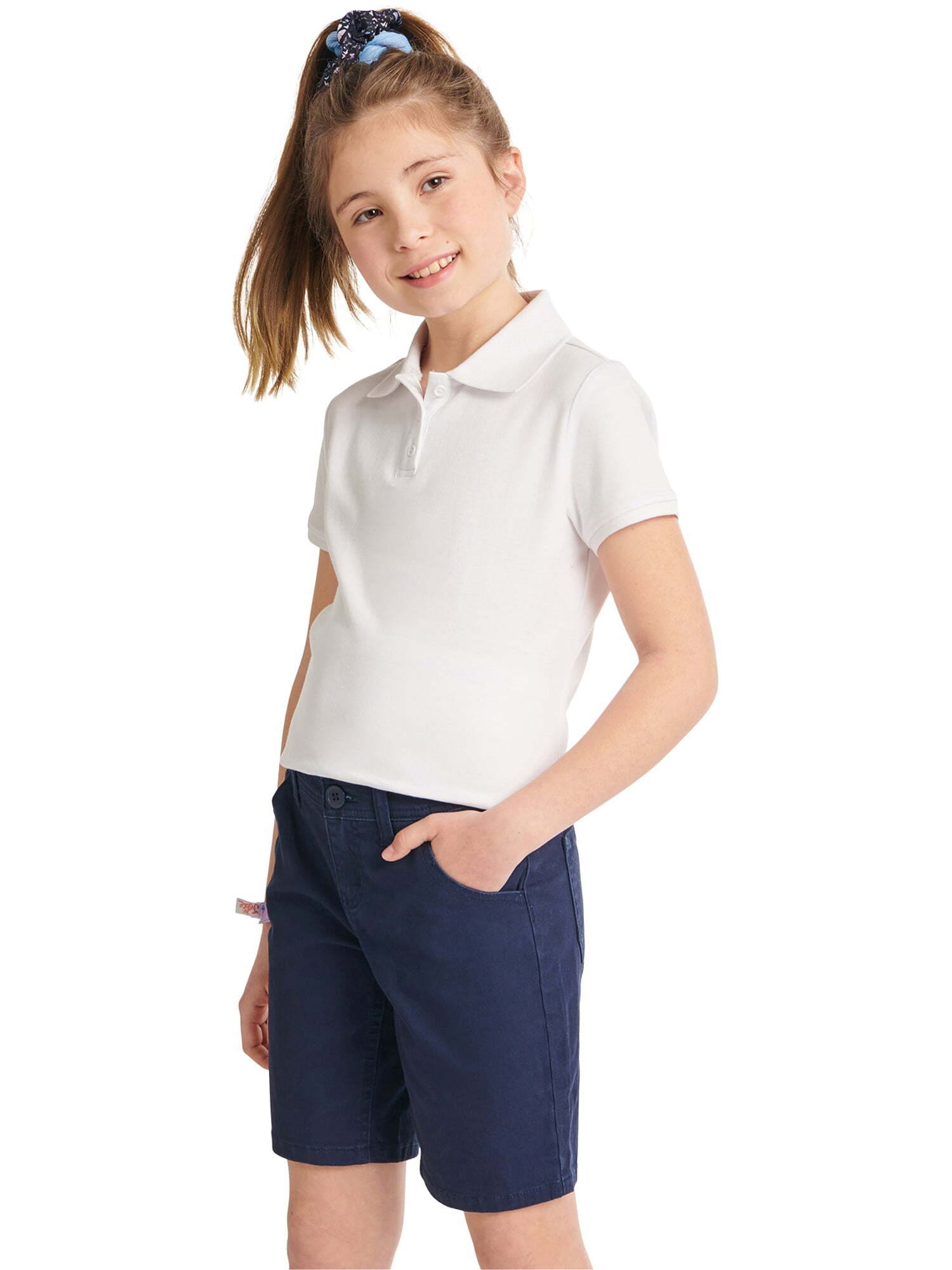 Short Sleeve Polo Shirt Girls School Uniform in Panipat at ₹ 600