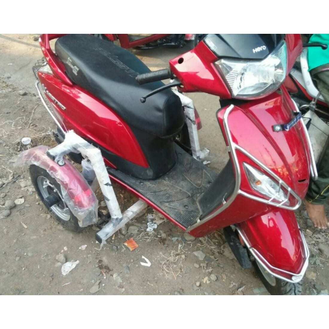 Side Wheel Attachment, 250 Kg For Hero Maestro Edge 110 in Mumbai