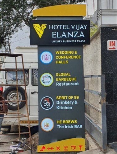 Sign Board For Hotel in Pune at ₹ 100 - ₹ 800 / Sq.ft by Pune