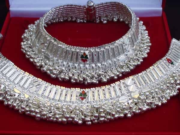 Bridal Silver Silver Pattilu Price Silver Bridal Payal Inch In