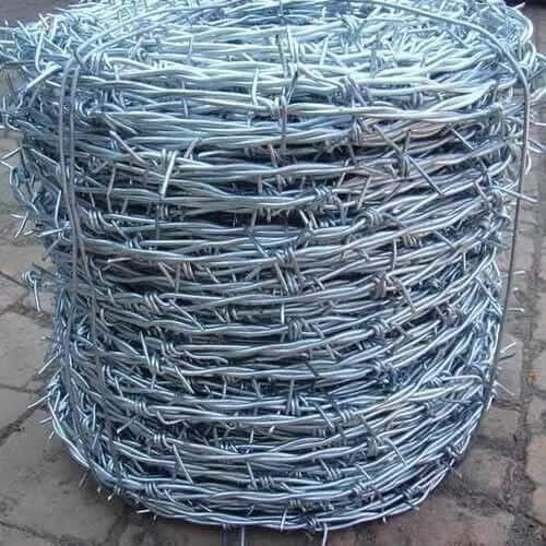 Silver Galvanized Barbed Wire Diameter 2 Mm in Delhi at 80 Kg by R R Agro Industries Justdial