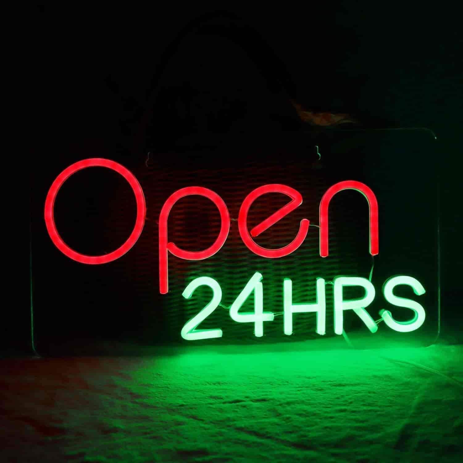 Open Led Background Signages Single Phase Open LED Sign Board in Ahmedabad at ₹ 800 / Sq.ft by Shiv ...