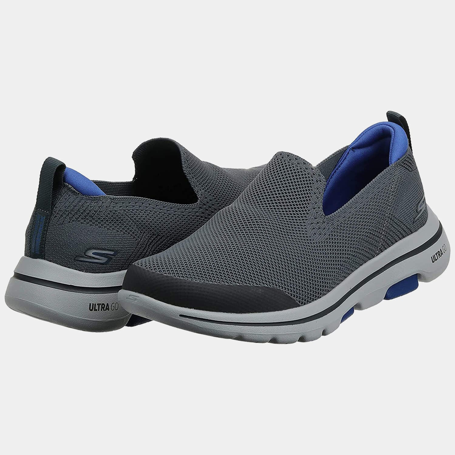 Skechers Men'S Go Walk 5-Prized Walking Shoes (Colour: Charcoal