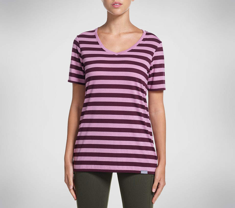 Skechers Womens RETREAT TEE US XL PURPLE, PINK [W04TO26A] in