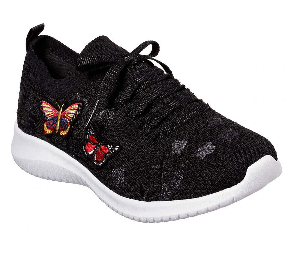 Skechers Womens ULTRA FLEX-FLY AWAY US BLACK, WHITE [13117] in