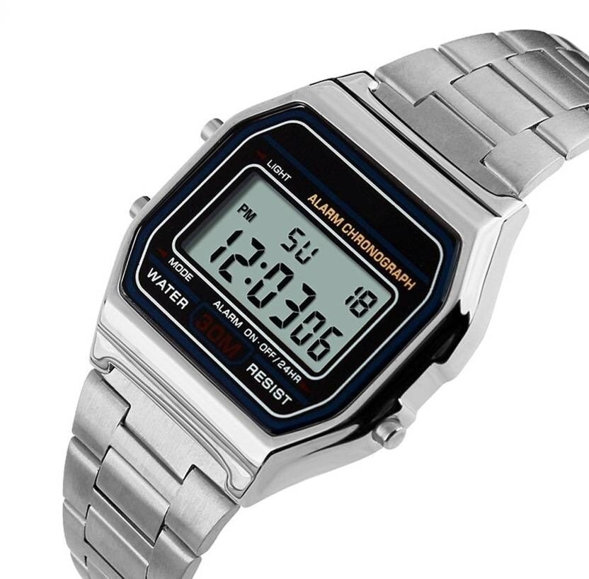 SKMEI 1123 Wrist Digital Watch For Unisex (Silver) in Mumbai at