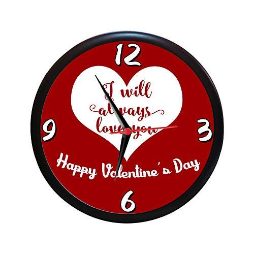 Buy Sky Trends Romantic Valentinetine Gifts For Best Girlfriend Boyfriend Husband Fiance Spouse Special Valentine Gifts For Wife And Anniversary Birthday Gifts Feeling In Love Design Wall Clock 0045 Features Price Reviews Online