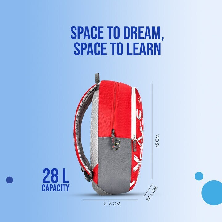 Skybags&nbsp;Brat 28L Red Backpack in Delhi at ₹ 600 Pc by S A