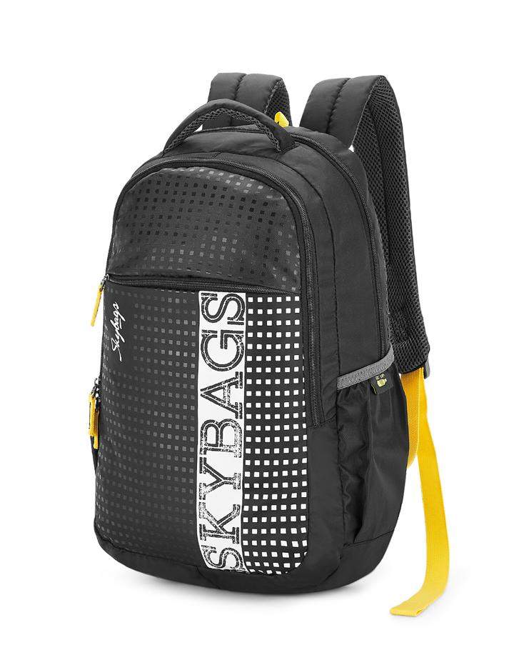 Skybags Rager 08 27L Casual Bp Deep Backpack (Deep Black) in