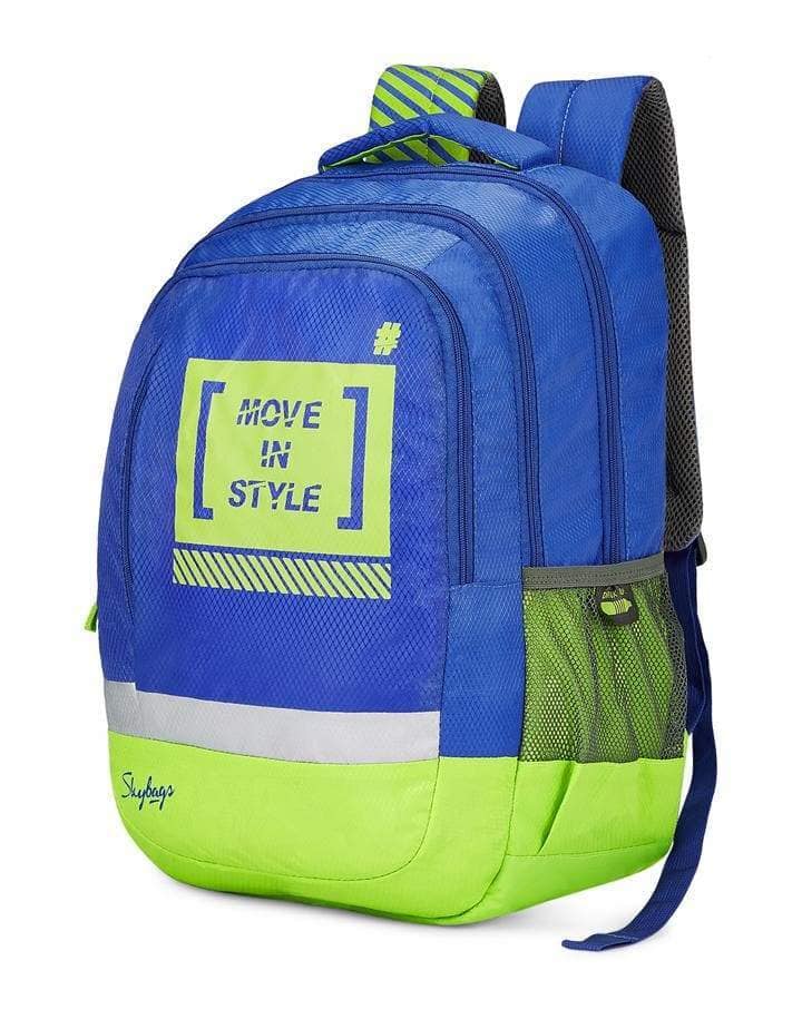 Skybags Attachi Skybags Pluto 02 Back Pack H (Blue) In Delhi At