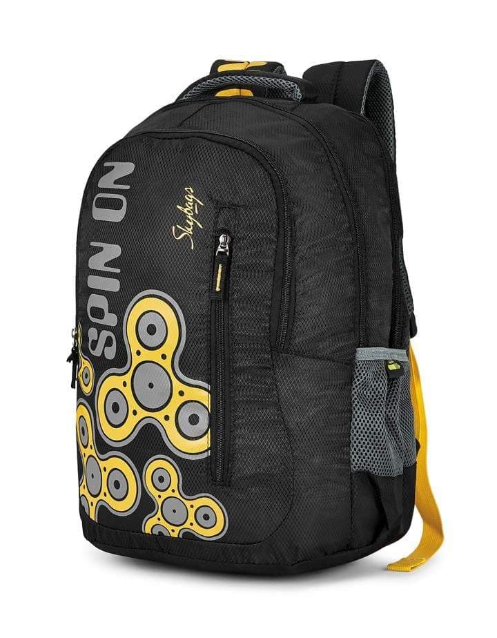Skybags School Bag Sky Bag Black Colour Skybags New Neon