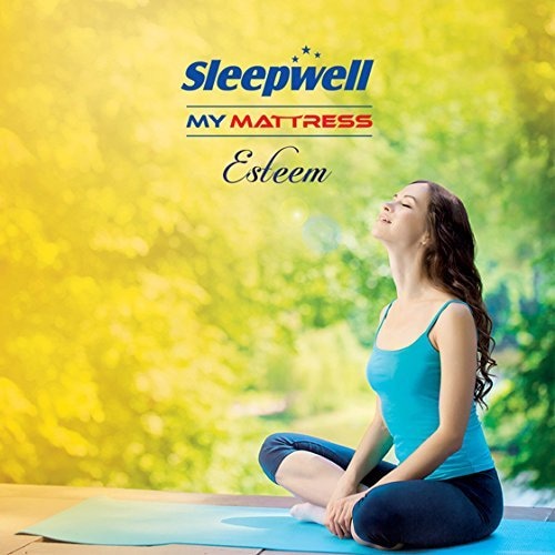 Sleepwell Esteem Firmtec Mattress 84 x 72 x 8 es Off White 213.4x182.9 cm 200 mm
