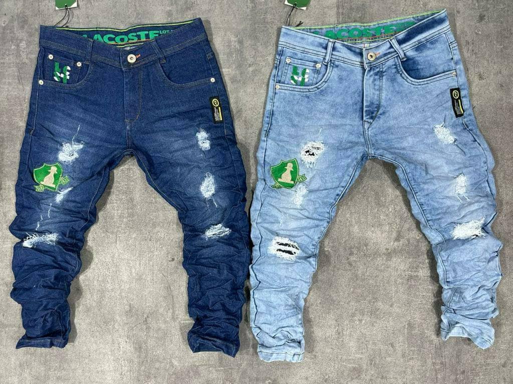 Slim Fit Men's Plain Rough Jeans in Delhi at ₹ 325 ₹ 545 Pc