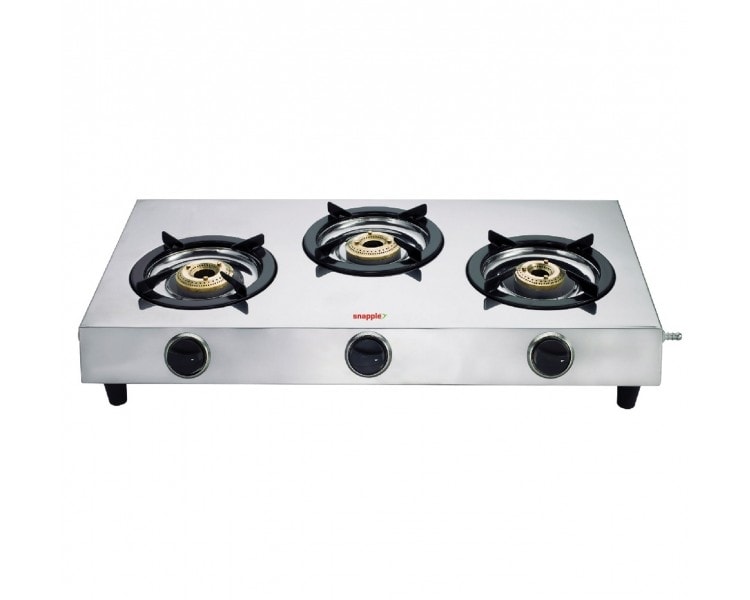 snapple 3 burner gas stove
