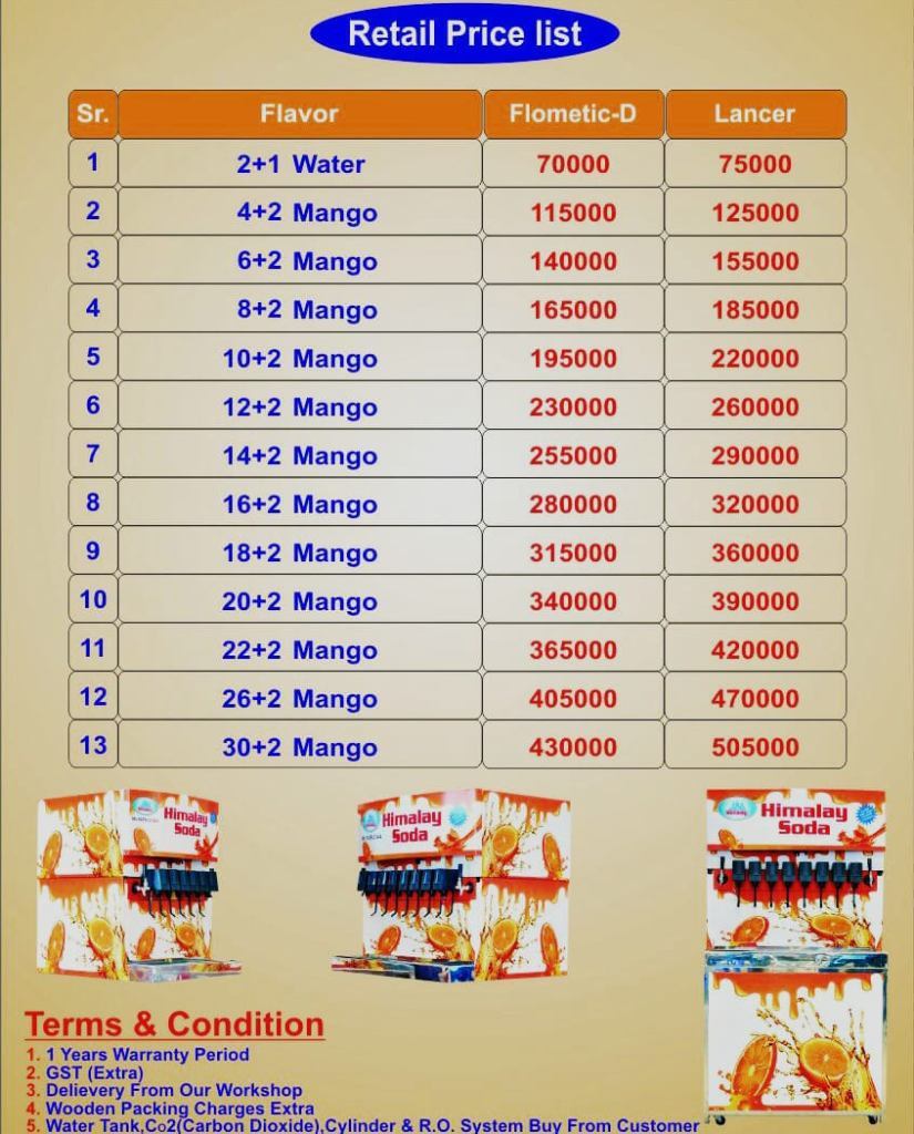 himalaya soda flavour price