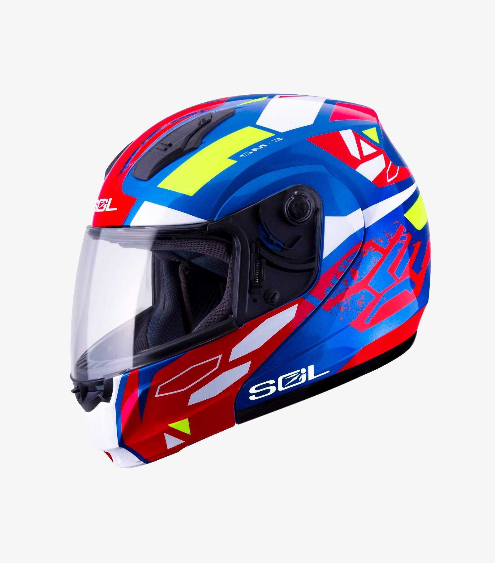 Sol Sm-3 Warrior Flip Type Lightweight Suzuki Blue/Red/Yellow