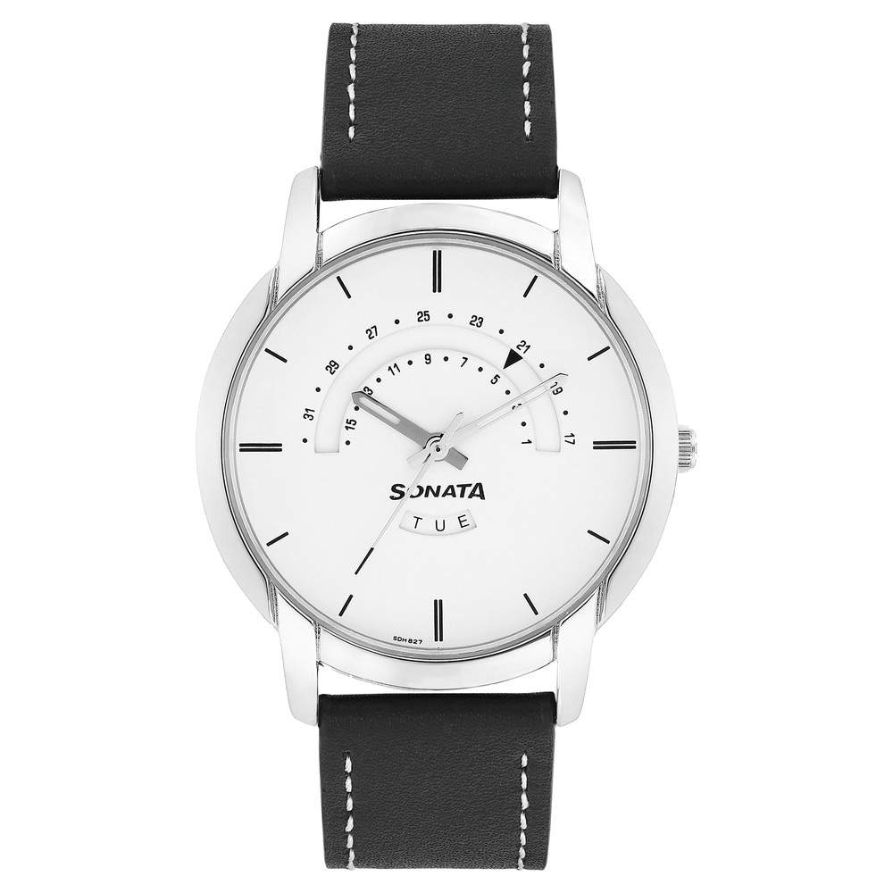 titan analog watch for men with day & date function