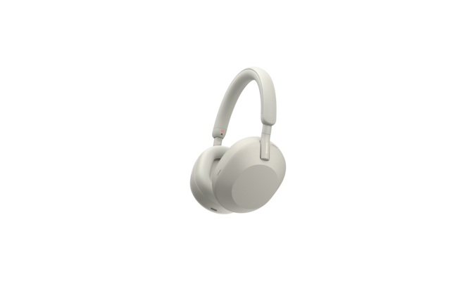 SONY WH-1000XM5 Wireless Noise Cancelling Headphones (White) in