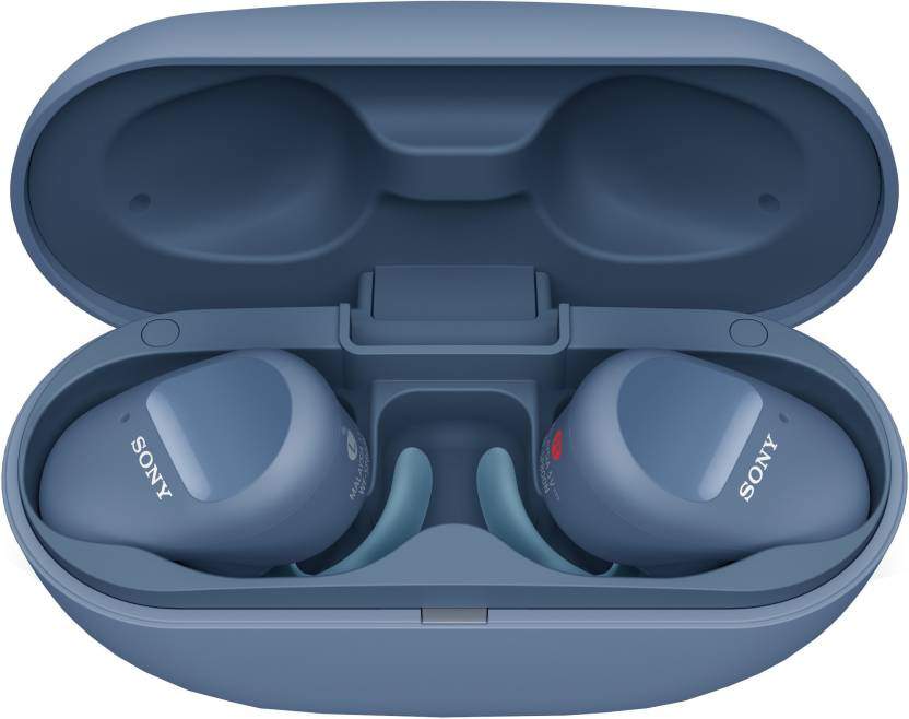 SONY Truly Wireless Noise-Cancelling Headphones WF-SP800N (Blue