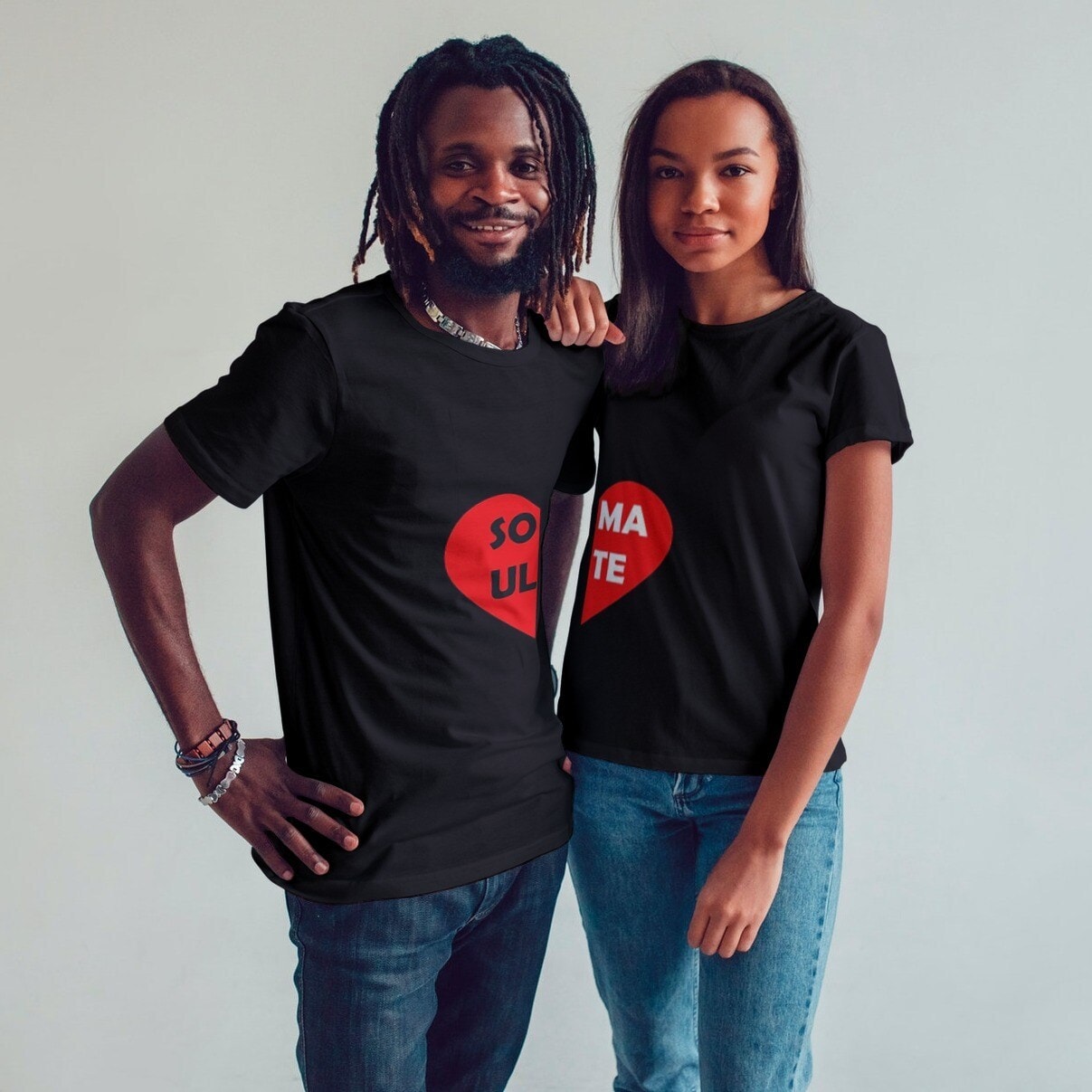 Soul-Mate Combo Couple T Shirts in Jaipur at ₹ 998 Unit by