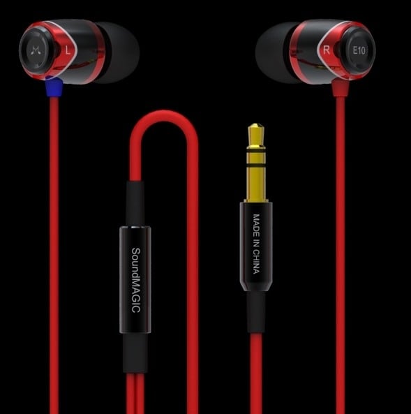 Sound Magic E10 In Ear Wired Headphone (Black Red) in Bangalore