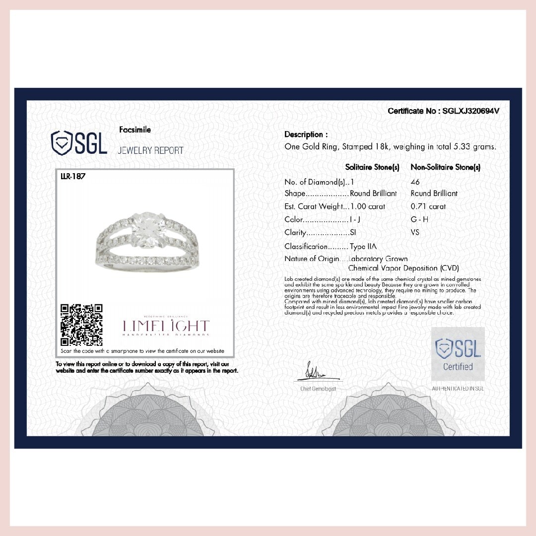 Sparkling Deluxe Solitaire Ring in Mumbai at ₹ L Unit by