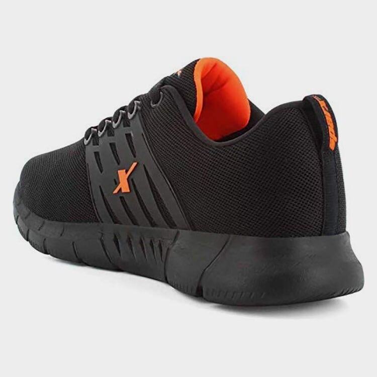 Sparx High Quality of Mesh Black Men's Running Shoes with Lace Up