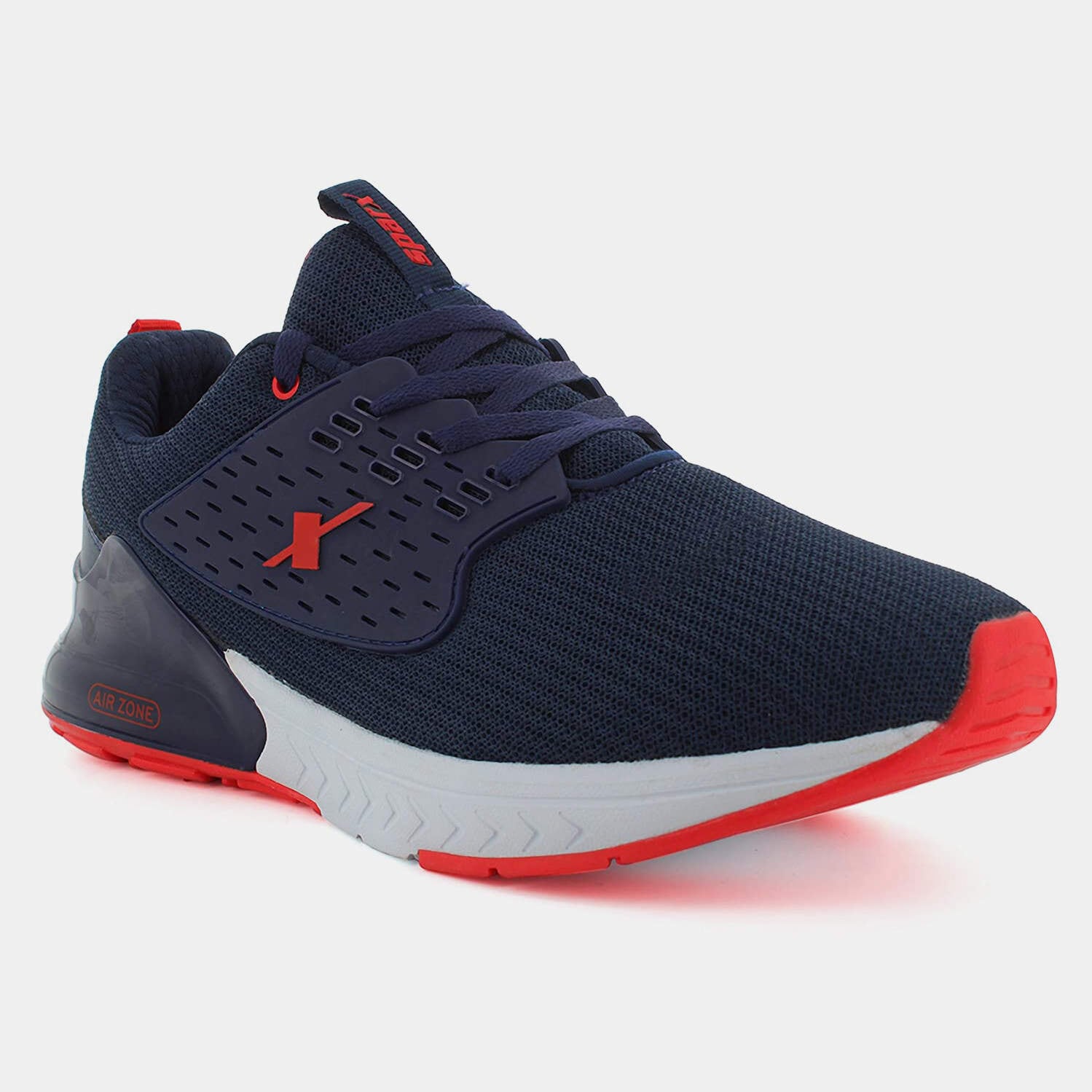 Sparx High Quality of Mesh Men's Navy Blue Red Sports Shoes with