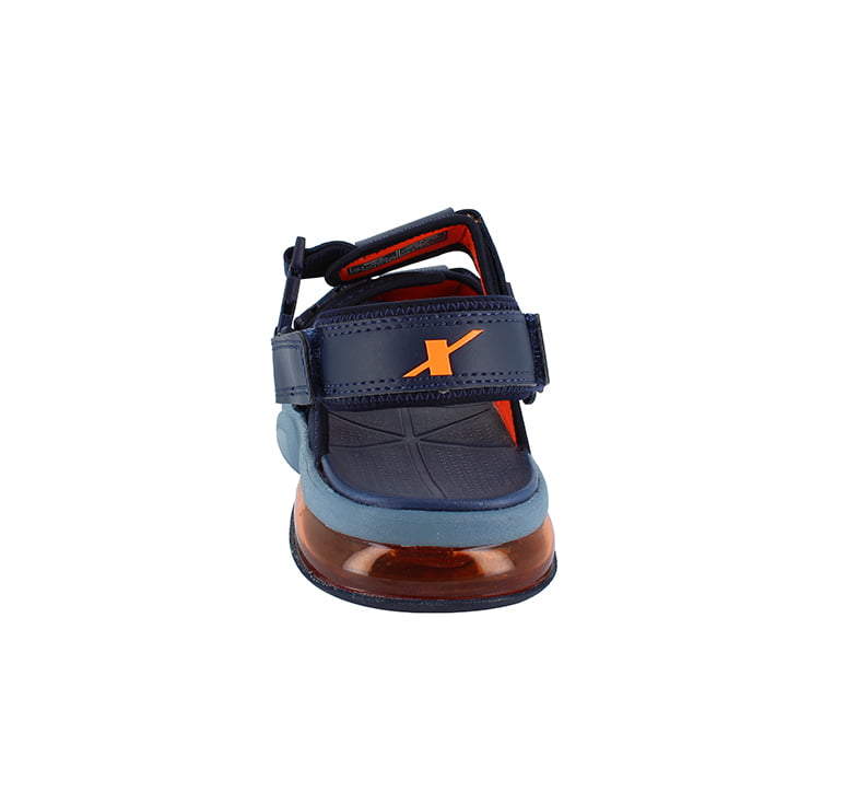 Sandals Sparx Ss 553 Sparx Navy Orange Sports Mens Sandals (Size