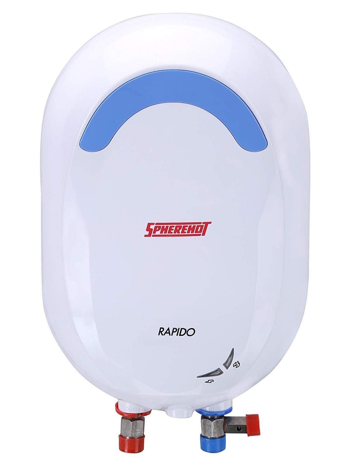 Spherehot WH 3L 4.5KW Rapido Copper Plastic Instant Heating (White) in  Mumbai at best price by Madhav Trading Company - Justdial