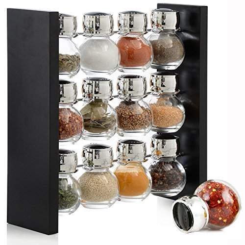 spice rack bottles