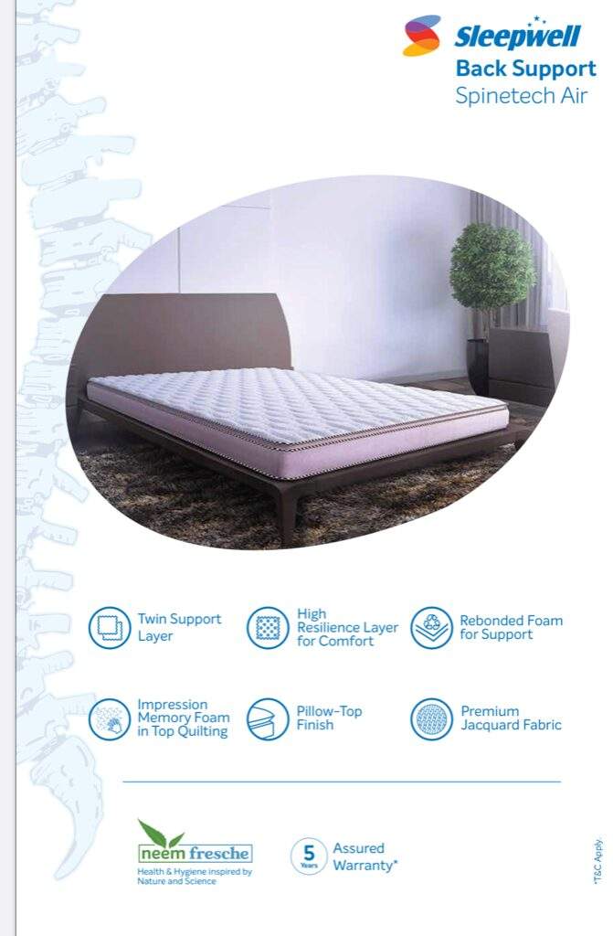 Striped Polyester Air Bed, 2000 x 1500 mm in Fatehnagar at