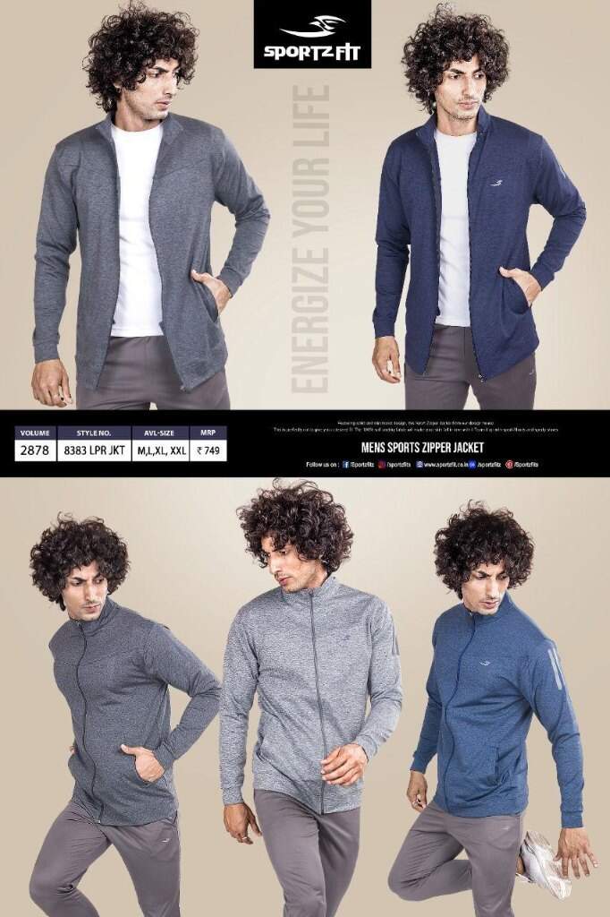Sports Jercy Jacket - Full Sleeve With 2 Side Pocket-XL Vol No