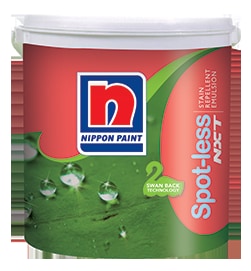 Nippon Paint Spotless Nxt Interior Paint, White Concrete, Litres