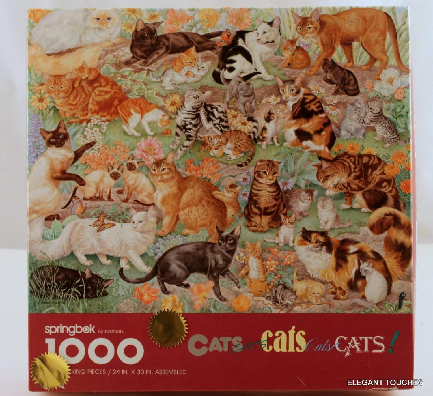 Buy Springbok Cats Cats Cats Cats Cats Jigsaw Puzzle 1000 Pc Features Price Reviews Online In India Justdial