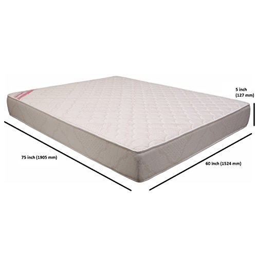 Springwel Gloria Rebonded Foam Mattress (Queen, Pink and Grey, 75