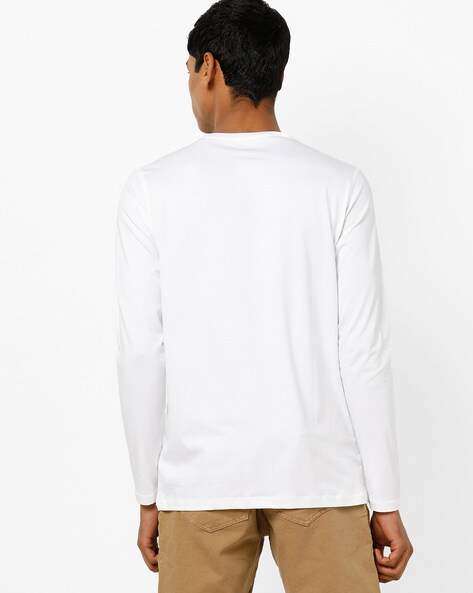 Spykar Camouflage Print Crew-Neck T 
