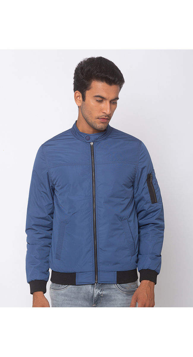 Spykar Denim Jacket Men Slim Fit Spykar Pink Jacket Baby Jeans - Main Image