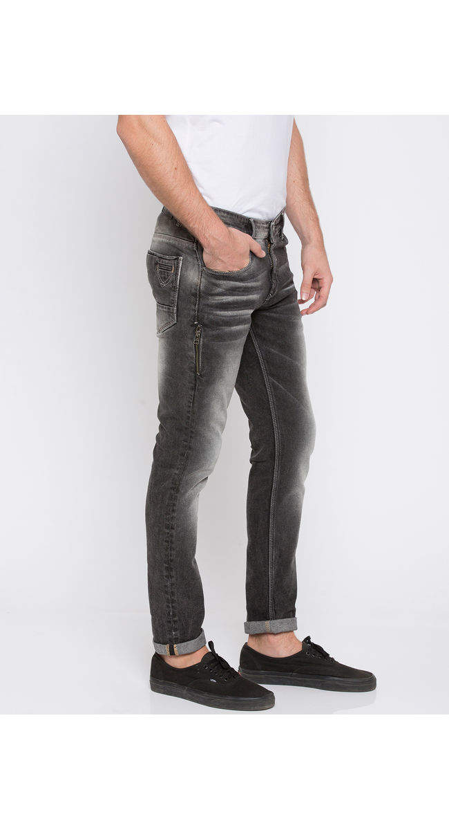 Spykar MACT02AH041CARBONBLACK Carbon Solid Skinny Fit Jeans (Black
